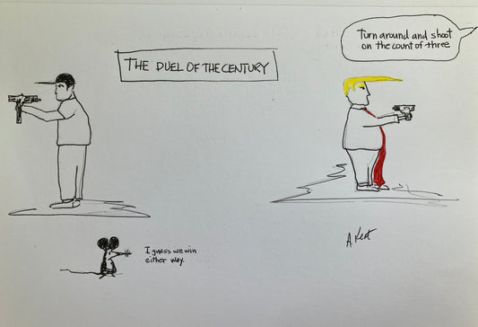 THE DUEL OF MEGA COWARDS
