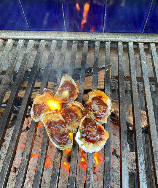 BAD HOMBRE GRILLED OYSTERS, TOMALES BAY STYLE
